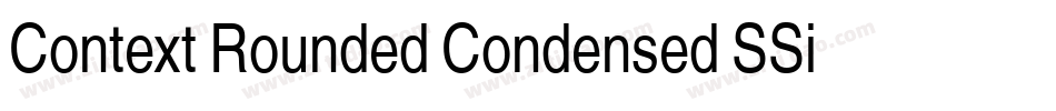 Context Rounded Condensed SSi Normal字体转换